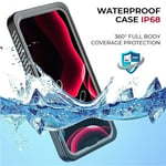 COQUE WATERPROOF ETANCHE IP68 POUR APPLE IPHONE 16 PLUS NOIR