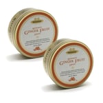 Simpkins Warming Ginger Fruit Drops 2 x  200g Tin - SLIGHTLY DAMAGED 20% OFF