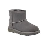 UGG Kids Classic Mini II Classic Boot, Grey, 2 UK