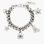 Marc Jacobs Women'sMini Icon Charm Bracelet - Light Antique Silver