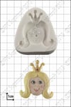 Silicone mould Princess Face | Food Use FPC Sugarcraft FREE UK shipping!