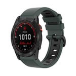 Garmin Tactix 7 Klokkerem i silikon, 26mm - Grønn, svart