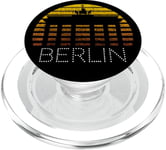 Berlin Skyline Allemagne Retro Vintage Sunset I Love Berlin PopSockets PopGrip pour MagSafe