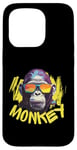 iPhone 15 Pro Angry Monkey King Gorilla Face Funny Graphic Men Women Kids Case