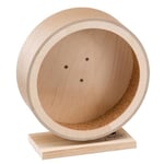 Ferplast Roue Hamster en Bois, Jouet en Bois Souris Hamster, Diamètre 21 cm