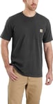 Carhartt Men's K87 Pocket Short Sleeve T-Shirt Carbon Heather, L