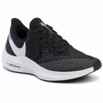 NIKE ZOOM WINFLO 6 MENS BLACK/WHITE SHOES.SIZE UK-14