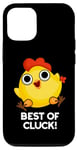 Coque pour iPhone 12/12 Pro Best Of Cluck Jeu de mots amusant au poulet