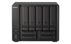 Qnap Ts-H973ax, Nas, Tower, Ryzen Embedded, V1500b, 36 Tb, Svart