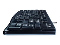 Logitech K120 - Clavier - USB - Italien - noir - OEM