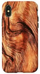 iPhone X/XS Realistic timber Grain Rustic Nature Design Patterns Retro Case