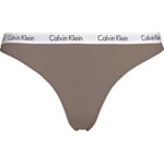 Calvin Klein Truser Carousel Thong Brun bomull Small Dame