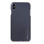 Mercury Goospery Jelly Case (iPhone Xs Max) - Musta