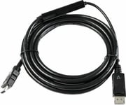 V7 10Ft Dp1.4 To Hdmi 2.1 Cable 3M Displayport To Hdmi 2.1 Adpt - Kabel - Digital/Display/Video (V7dp14hdmi21-3M-Blk)