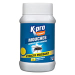 KAPO Granules Anti-Mouches Foudroyants - 300 gr - Idéal pour éliminer les Mouches - Sans Odeur - Attractif Puissant - Sans émanation - Protection Longue Durée, neutre