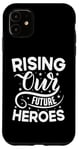 Coque pour iPhone 11 Citation motivante inspiration, dicton positif, message de vie