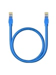 Baseus Round Cable Ethernet RJ45 Cat.6 0.5m (blue) - Sininen - 0.5 meter