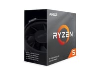 AMD Ryzen 5 3600 6-Core 12-Thread (65W), 3,6/4,2 GHz, 32 MB cache, Socket AM4, boxad med Wraith Stealth-kylare