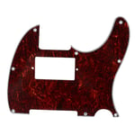 Gitarr plektrumskydd PVC Anti Scratch Dekorativ Brusreducerande Gitarrskyddsplatta för Fender Telecaster Röd