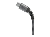 Goobay - Usb-Kabel - 24 Pin Usb-C (Hann) Til Usb (Hann) - Usb 2.0 - Dc 5 V - 3 A - 2 M - Svart/Sølv