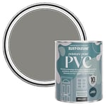 Rust-Oleum Peinture Grise pour Portes & Fenêtres en PVC, Finition Brillante - Béton 750ml