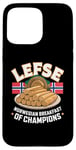 iPhone 15 Pro Max Lefse Norwegian Breakfast If Champions - Norway Food Case