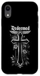 Coque pour iPhone XR 1 Cross 3 Nails Forgiven Redeemed Faith in God Jesus Christ