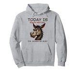 Today Is Slap An Idiot Day I'm Gonna Be Busy Pullover Hoodie