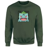 Pokémon Pokédex Bulbasaur #0001 Sweatshirt - Green - L