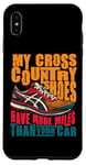 Coque pour iPhone XS Max Mes chaussures de cross-country ont plus de milles pour