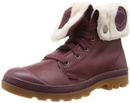 Palladium Baggy Ls F, Boots Femme - Rouge (860 Windsor/Wine), 38 EU