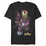 Marvel Avengers: Infinity War-Space Suit Organic Short Sleeve T-Shirt, Black, S