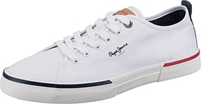 Pepe Jeans London Homme Kenton Smart M Basket, White (White), 42 EU