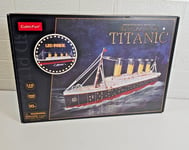 Titanic 3D Puzzle with LED lights 266 pieces - brand new - free postage