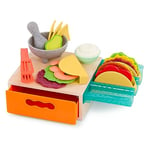 B. toys Cooking Accessories – Role-Play Set – Food Toys for Kids – 3 Years + – Mini Chef-Tiny Taco Playset, BX2233Z, Multi