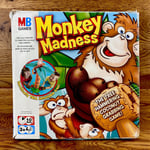 Monkey Madness MB Games Tree Hammering Coconut Grabbing New Contents Box Tatty