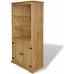 Buffet bahut armoire console meuble de rangement placard pin mexicain gamme corona 170 cm