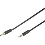 Vivanco audiokabel 1x3,5mm hane - hane 0,9m