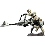 Figurine Hot Toys Tms017 - Star Wars - The Mandalorian - Scout Trooper And Speeder Bike