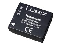 Panasonic CGA-S007E/1C - Pile pour appareil photo Li-Ion 1000 mAh - pour Lumix DMC-TZ11, TZ15, TZ3EG-TA, TZ4EGM-K, TZ4EGM-S, TZ4E-K, TZ4E-S, TZ4P-S, TZ5E-S