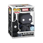 Funko Pop! Marvel: 8-Bit - Black Panther - Marvel Comics - Figurine en Vinyle à Collectionner - Idée de Cadeau - Produits Officiels - Jouets pour Les Enfants et Adultes - Comic Books Fans