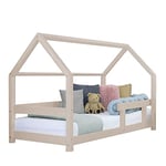 Lit cabane enfant TERY 80 x 160 beige