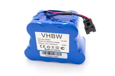 vhbw Batterie compatible avec Ecovacs Deebot 800, 810, 830, D8-Serie robot électroménager (3500mAh, 12V, NiMH, bleu)