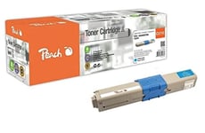 Peach Toner Cartridge cyan, compatible with OKI 44469706 (US IMPORT)