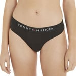 Tommy Hilfiger Truser Thongs Svart økologisk bomull Small Dame