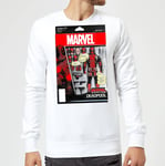 Sweat Homme Figurine Deadpool Marvel - Blanc - S - Blanc