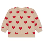 Konges Sløjd Lou sweatshirt gots – coeur tan - 9m