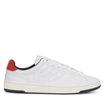 Superga Unisex Adult 4833 Lendl Leather Trainers (White/Navy/Red) - Size UK 9