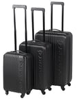 Dunlop Travel Set de Bagages, 65 cm, 120 L, Noir