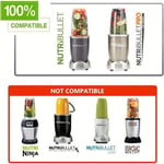 Nutribullet Pro - Terä Vaihto, 600W/900W Mallit, Silikoni Tiivisteet.